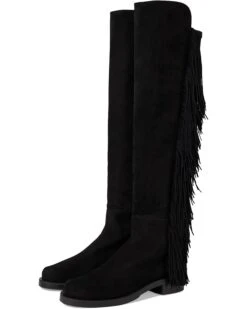 Stuart Weitzman 5050 Bold Fringe Boots