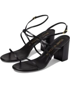 Stuart Weitzman Barelythere 75 Block Sandal | Heels
