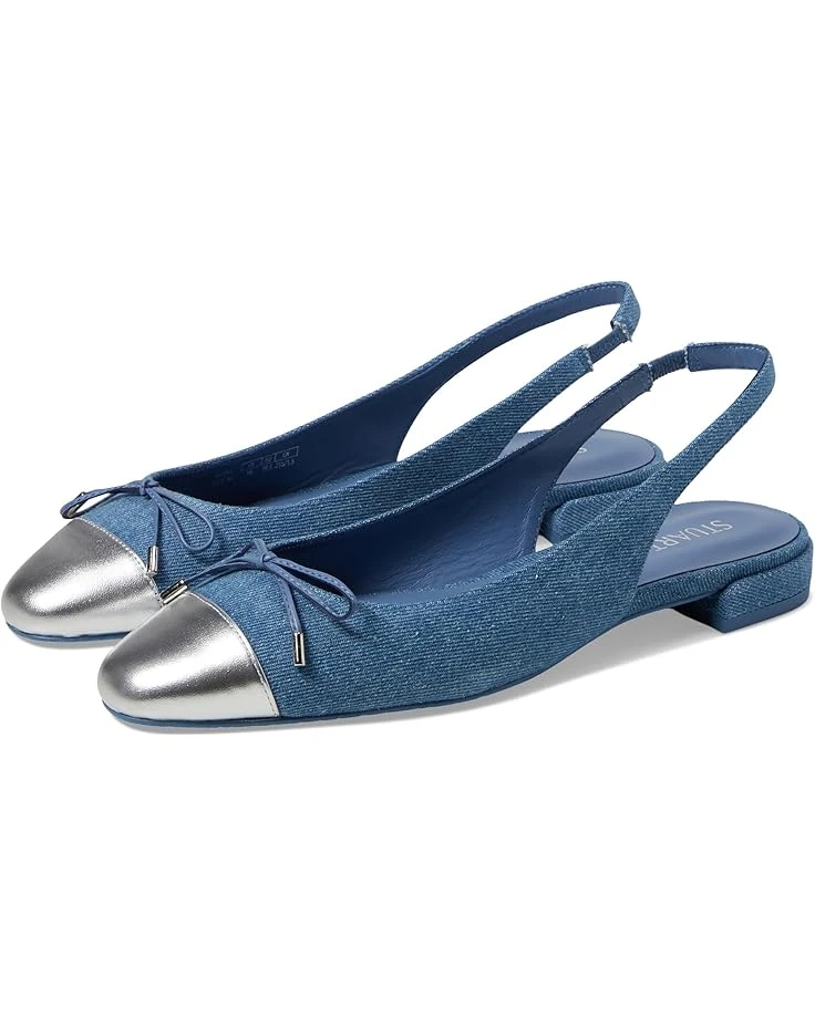 Stuart Weitzman Sleek Bow Slingback Flat | Flats 7 Stuart Weitzman Sleek Bow Slingback Flat | Flats - Image 7