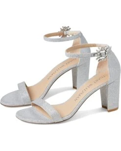 Stuart Weitzman Nearlynude Crystal Nova Sandal | Heels